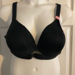 Cacique Lane Bryant Comfort Bliss Lightly Lined Plunge Bra 46D BNWT